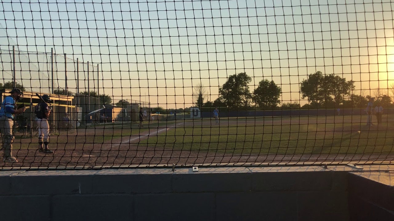 #15 benjamin baker at bat, Ontario terriers summer 2018 16u