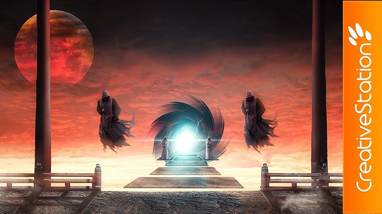 Mortal Kombat, The Portal - Speed art (#Photoshop) | CreativeStation