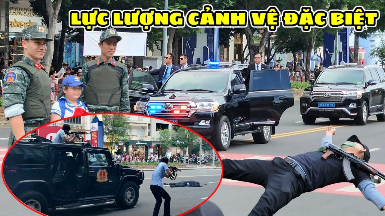 Cận cảnh màn diễn tập đấu súng với khủng bố tại sự kiện Vinh quang Công an nhân dân Việt Nam