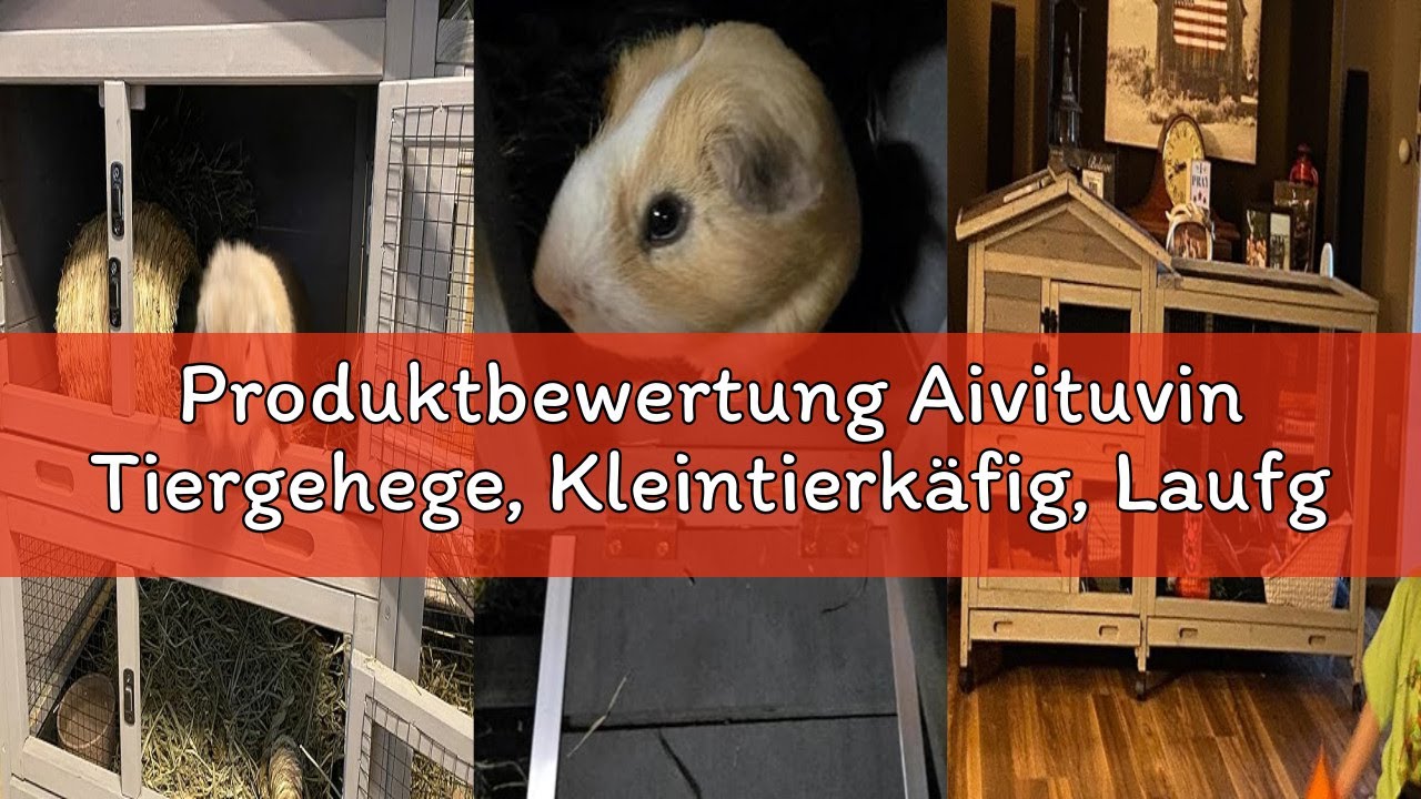 Produktbewertung Aivituvin Tiergehege, Kleintierkäfig, Laufgehege und Gehege mit wasserdichtem Boden
