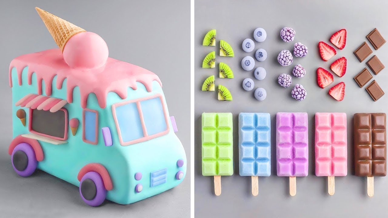 The Best Satisfying Rainbow Cake Decorating Compilation | So Yummy Colorful Cake Tutorials