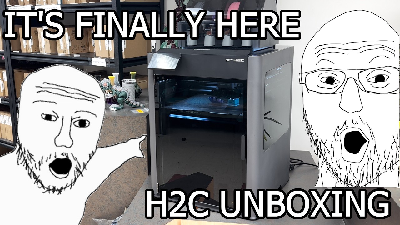 Bambu Labs H2C Unboxing