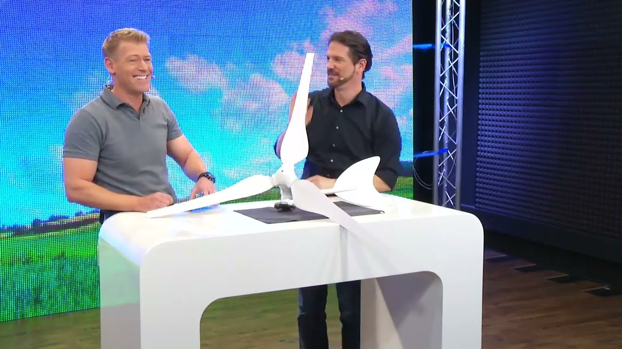 revolt Windgenerator für 12-Volt-Systeme, 50 Watt  ⁨@PEARL TV