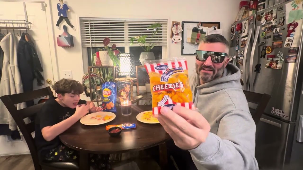 International snacks n stuff. A Bowza Boyz thanksgiving. Including Ketchup flavored chips 
