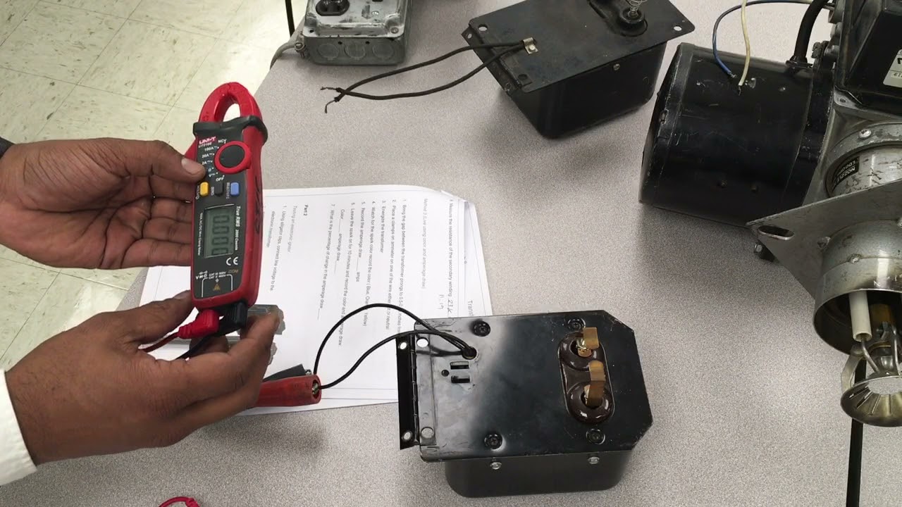 Testing a ignition transformer