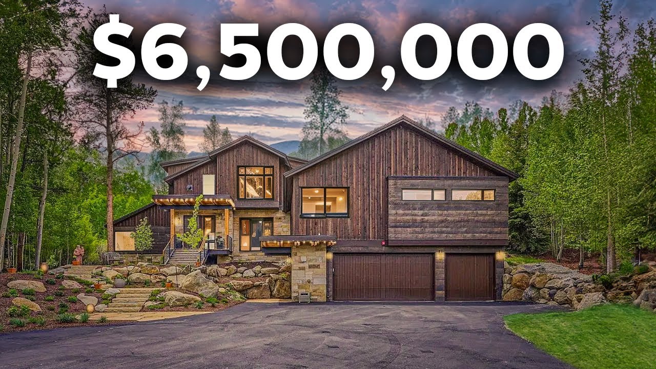 INSIDE a Luxury $6,500,000 Mountain Home of The Year