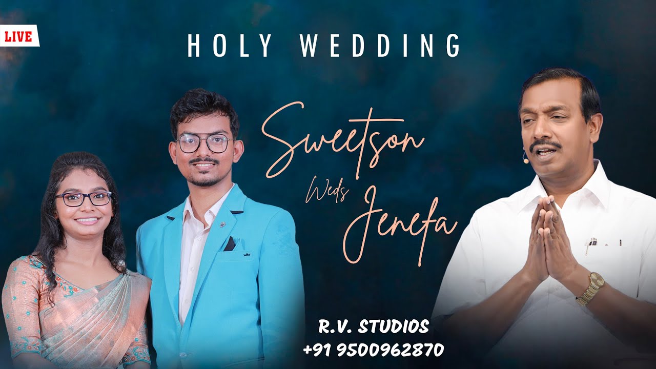 LIVE 🔴 Sweetson - Jenefa | HOLY WEDDING