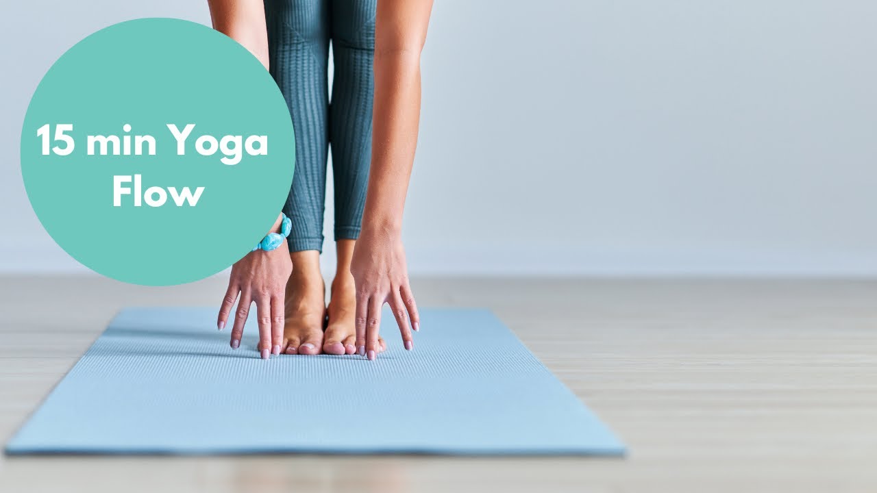 15 min short yoga flow to feel connected and grounded {hamstring focus}