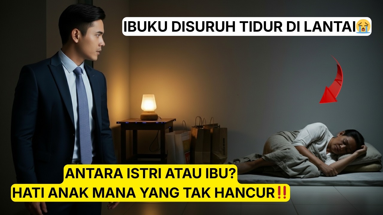 KURANG AJAR‼️ IBUKU TIDUR DI LANTAI, SEMENTARA KELUARGA ISTRIKU TIDUR DI RANJANG & KASUR EMPUK