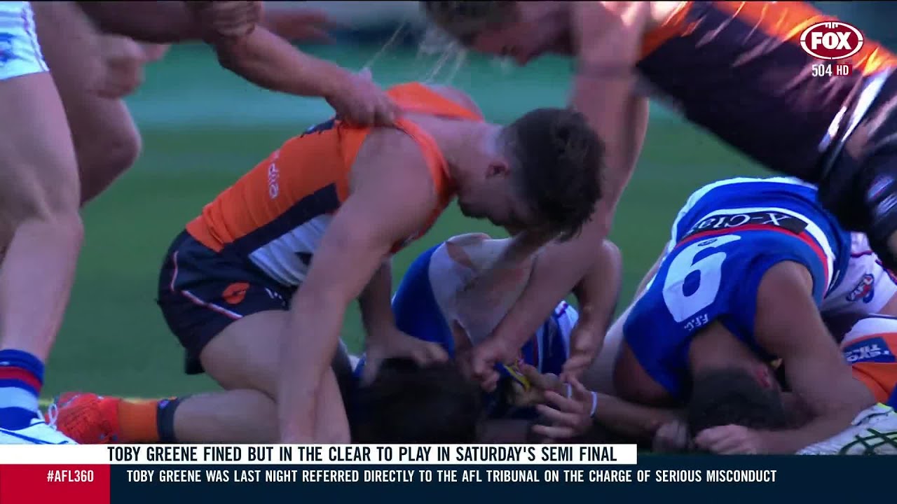 Toby Greene fined but in the clear to play semi final | AFL 360