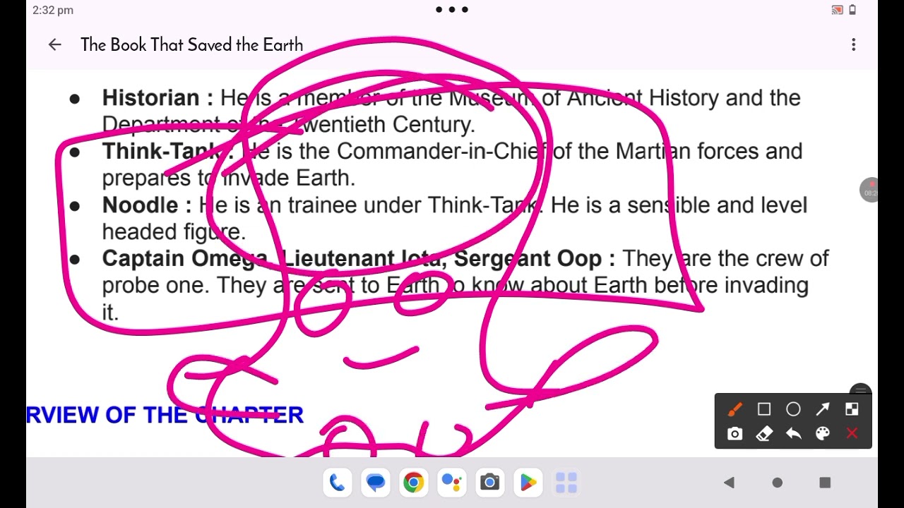 The book that saved the earth class 10th NCERT revision 
