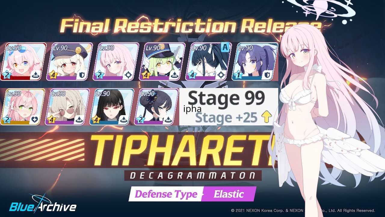 [Blue archive] Tiphareth purple floor 99 | no Nozomi | FRR Tiphareth stage 99