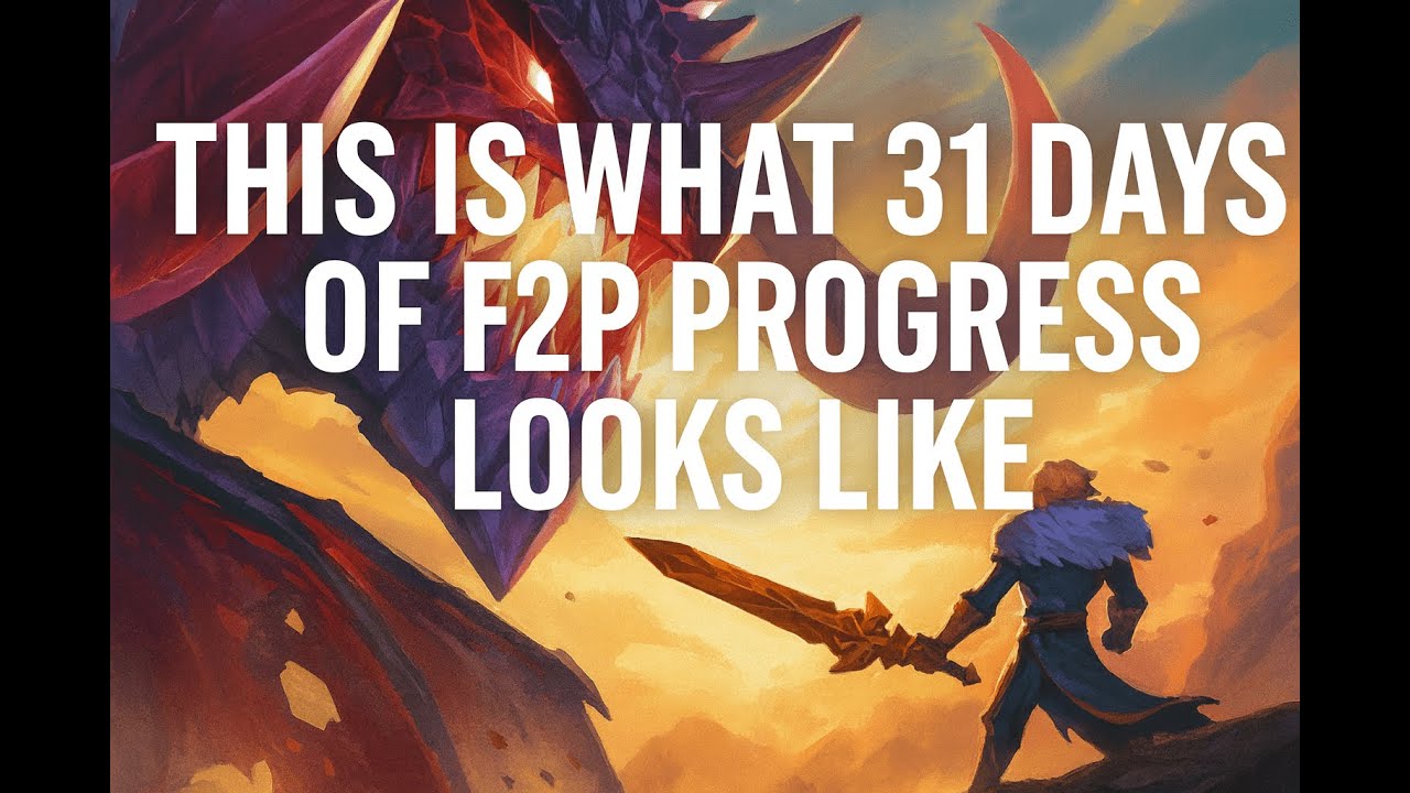 This Is What 31 Days of F2P Progress Looks Like