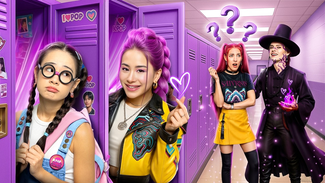 Джину сделал из меня K-Pop Охотницу на Демонов! Преображение Руми в новом колледже!