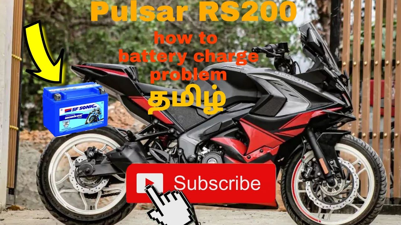 தமிழ் 😍  Pulsar rs 200 battery return charge problem how to problem solve BIKE ZONE  support guys 😍