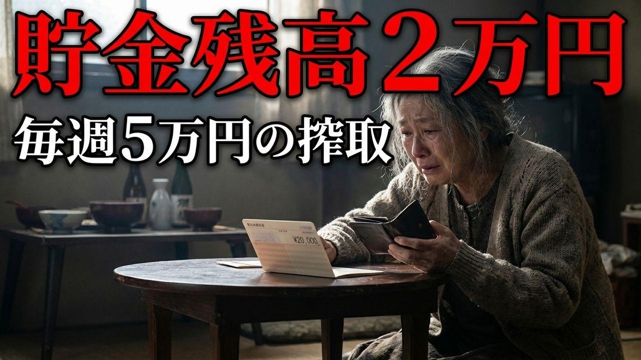 毎週5万円の搾取…「もう来ないで」71歳母が下した涙の決断