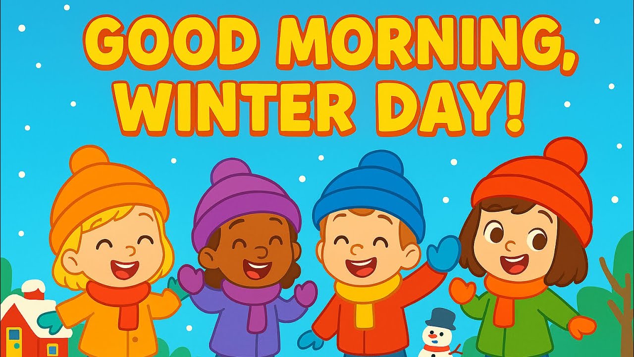 🎵 Good Morning, Winter Day! | Winter Warm-Up Dance for Kids | Preschool Morning Song ❄️