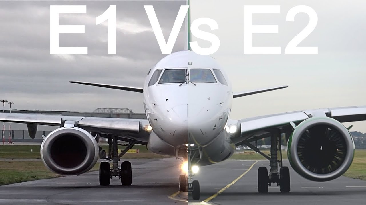 ✈ Embraer E190 Vs E290 Engine Sound Comparison!