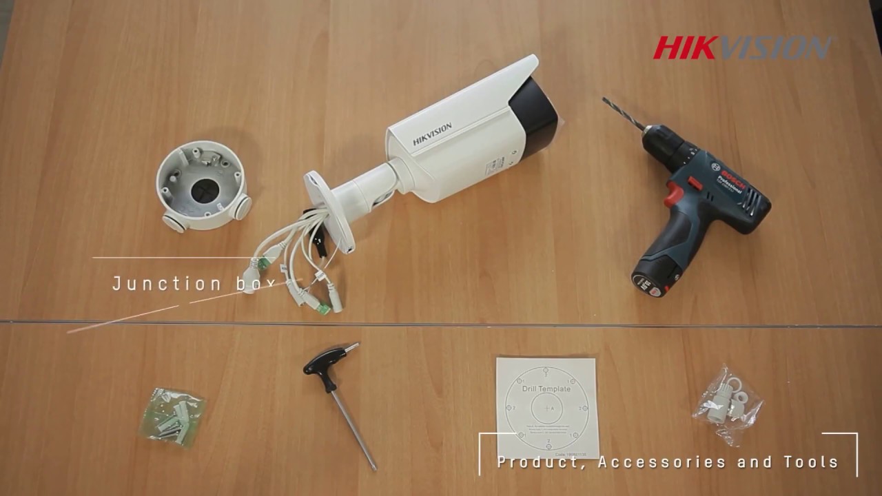 Instalação de câmera IP Bullet Hikvision