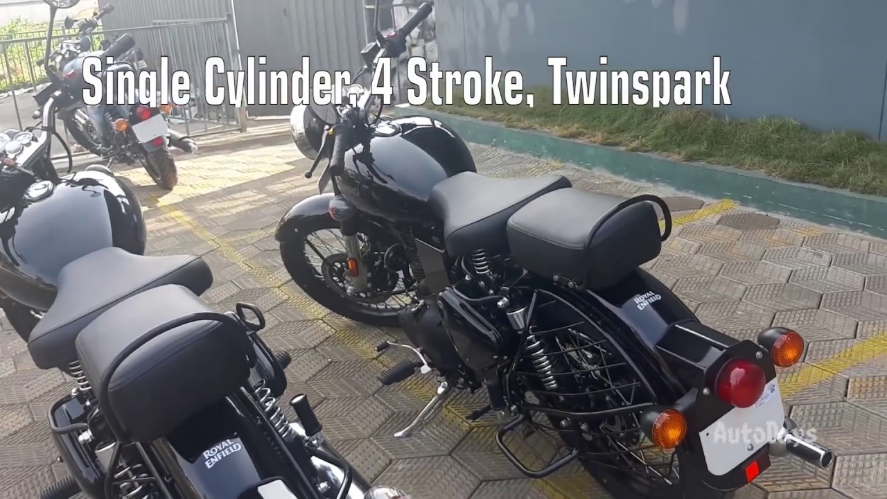 New Classic 350 BS6 Pure Black | Specs | Mileage | New Royal Enfield classic 350 BS6 Full Black 2020