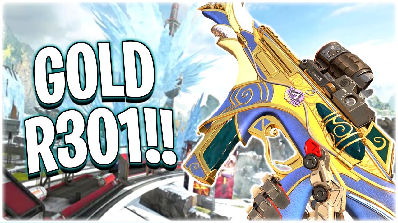 The Gold R301 SHREDS!! (Apex Legends PS4)