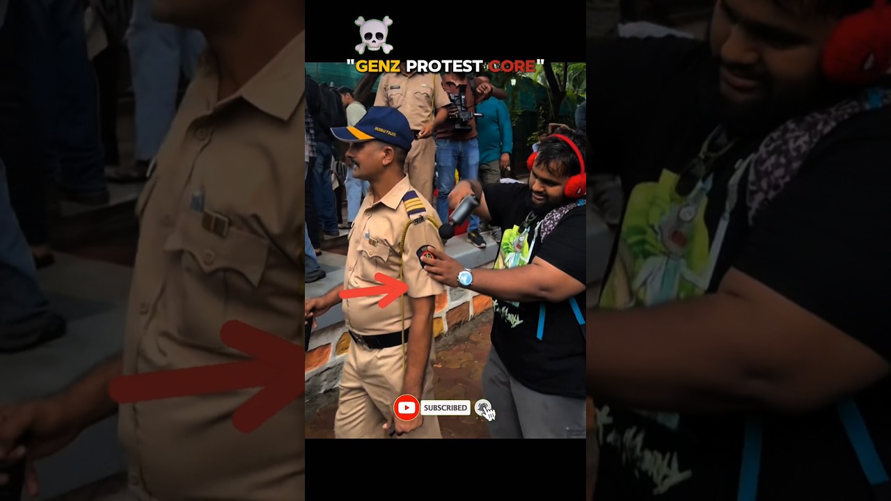 Genz Protest 🥶🥵 #youtubeshorts #protest #shorts