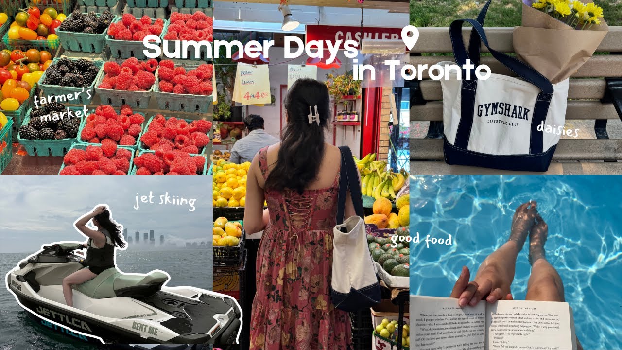 Summer Days in Toronto 🇨🇦 | jetski, brunch, farmers market & more!