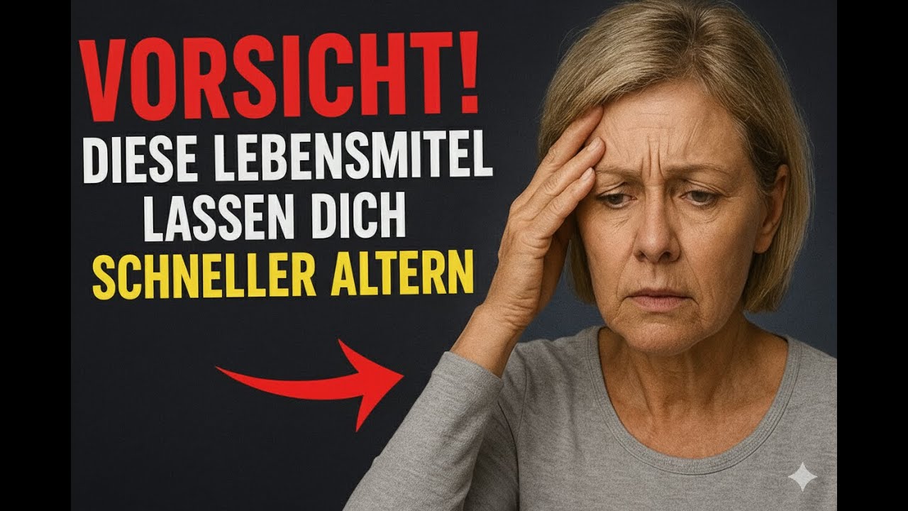 👉VORSICHT! 😱 Diese Lebensmittel lassen dich schneller altern🍟🥐#gesundheit #ernährung #alterung