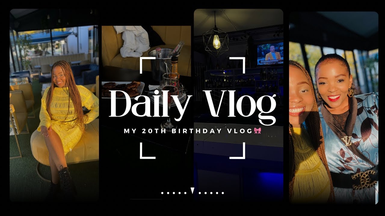 #vlog: my 20th birthday vlog + venting  // South African youtuber 🤭🎀 ft my mom