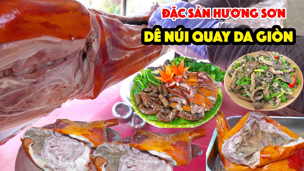 Ăn Dê Quay Da Giòn Thịt Mềm Siêu Ngon Đặc Biệt Lòng Dê Xào Đắng ở Sài Gòn