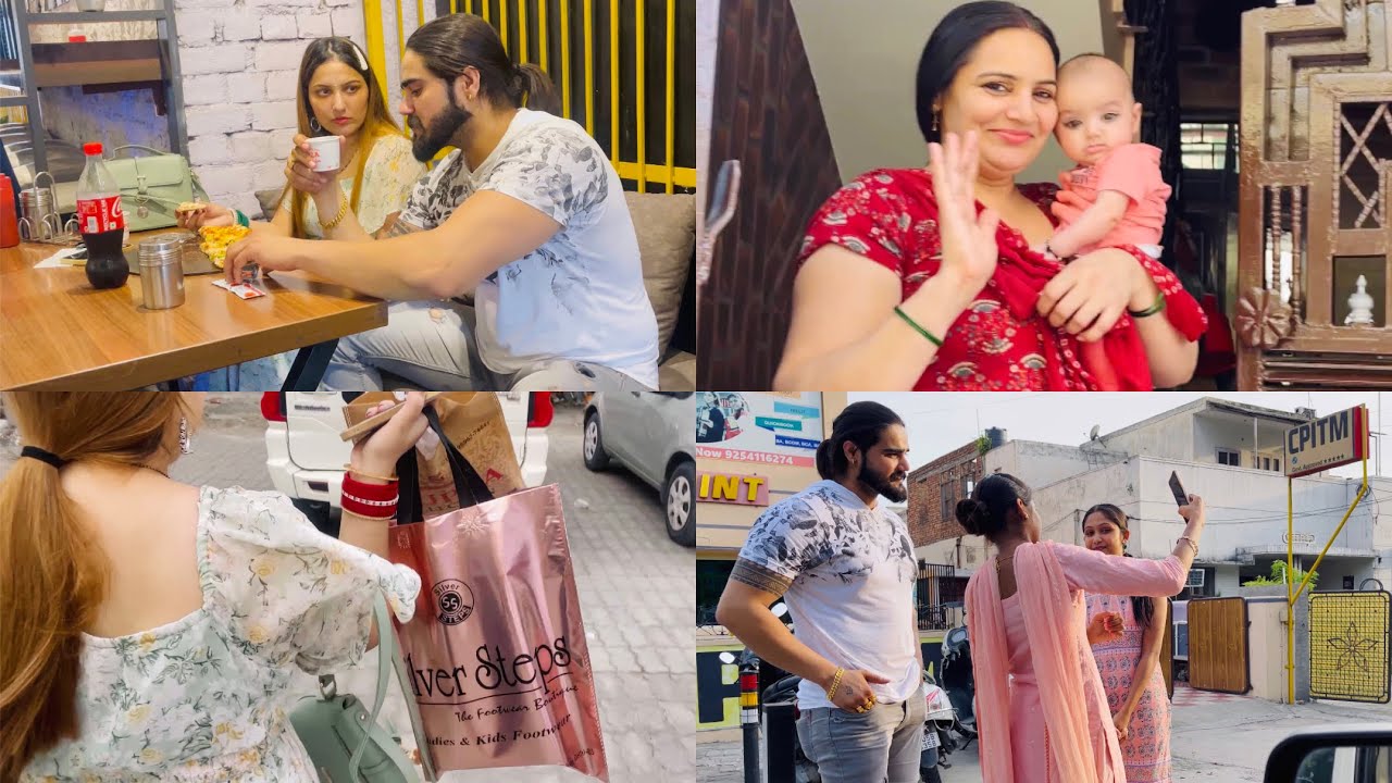 शीतल के साथ🛍 || Day Out♥️ || मुझे Pizza Khaana Hai😂♥️ #familyvlog #sahilsangwanofficial
