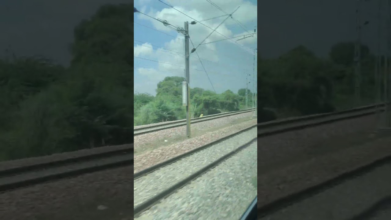 From Mathura to Delhi: Jan Shatabdi Window Views with Saheb