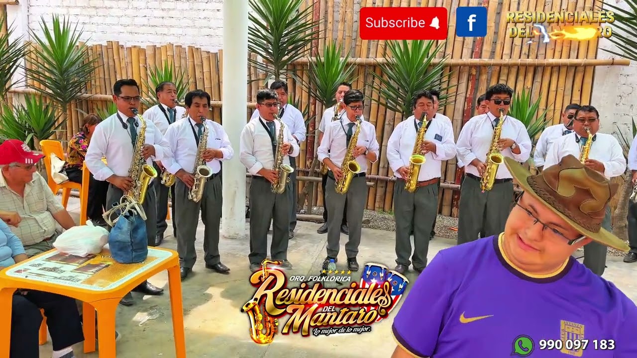 Orquesta Residenciales del Mantaro estrenando primicia 2025 en el local Internacional Santa Clara