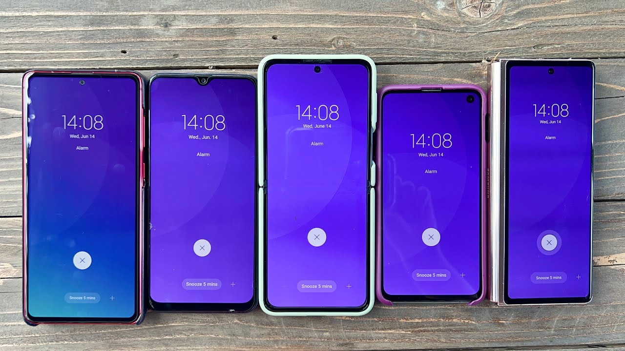 The Alarm Clocks on the simultaneous timer will ring at the same time Samsung S8/S9/S10/Z Flip3/S20