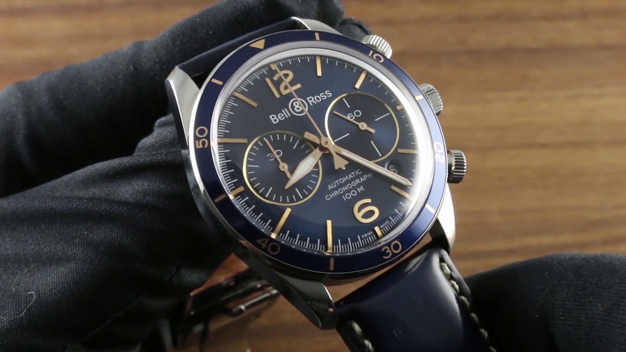 Bell & Ross BR V2-94 Aeronavale (BRV294-BU-G-ST/SCA) Luxury Watch Reviews