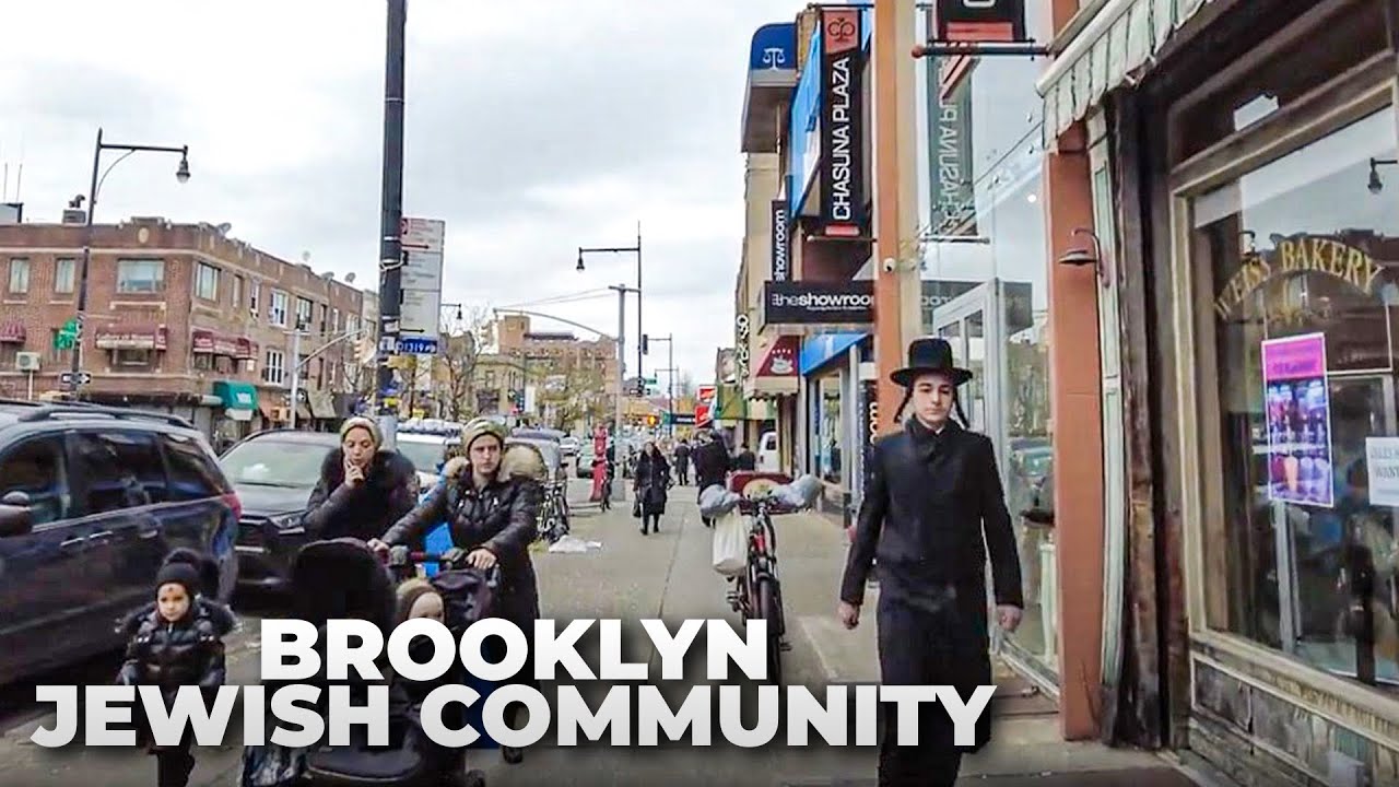 Walking Hasidic Jewish Community of Brooklyn : 13th Avenue, Borough Park, NYC