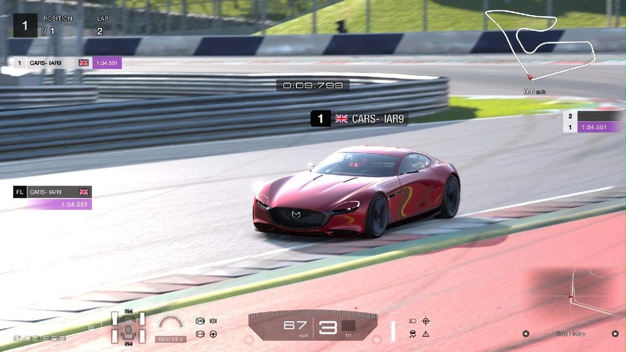 Gran Turismo 7 new time trial lap
