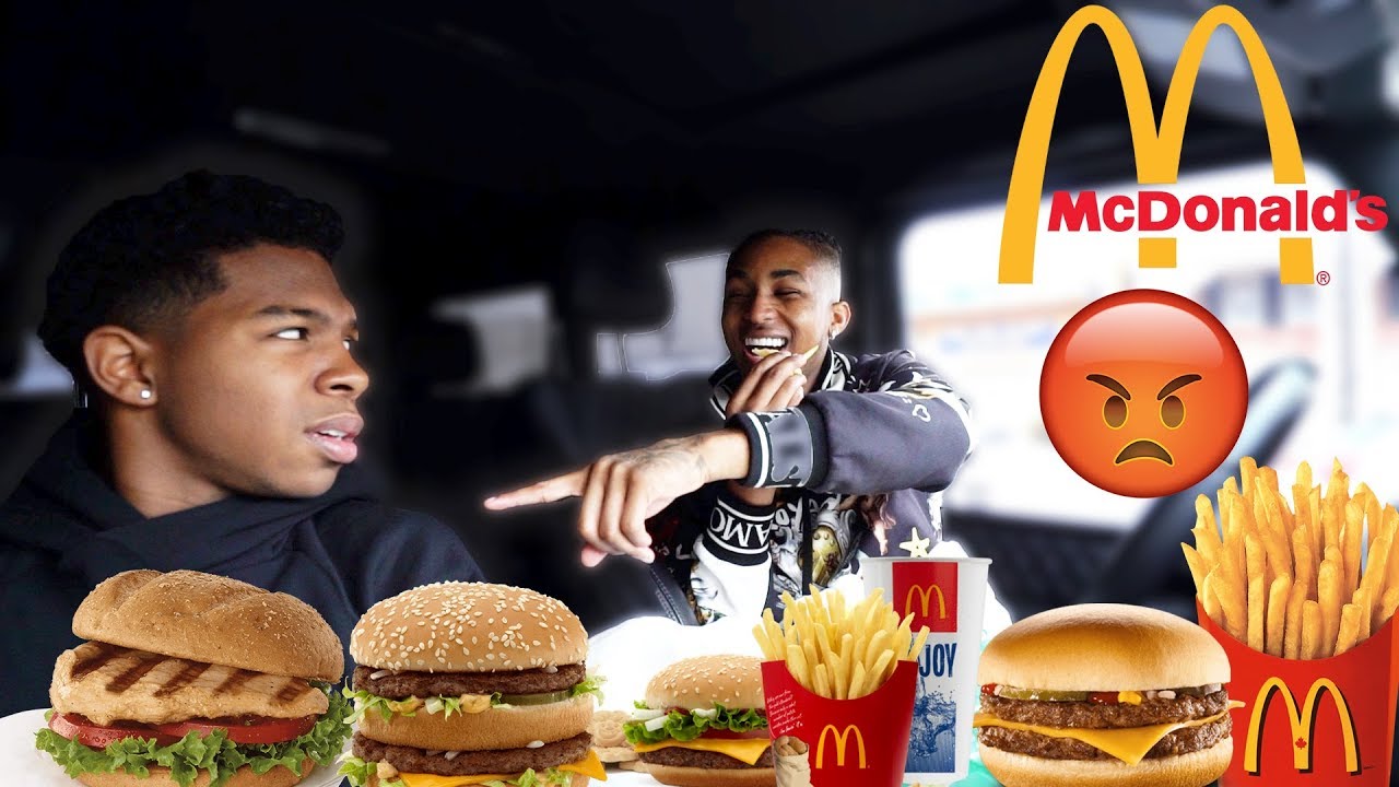 McDonalds Mukbang w/ Deshae Frost... (I Told Him I'm Dating His Girl)