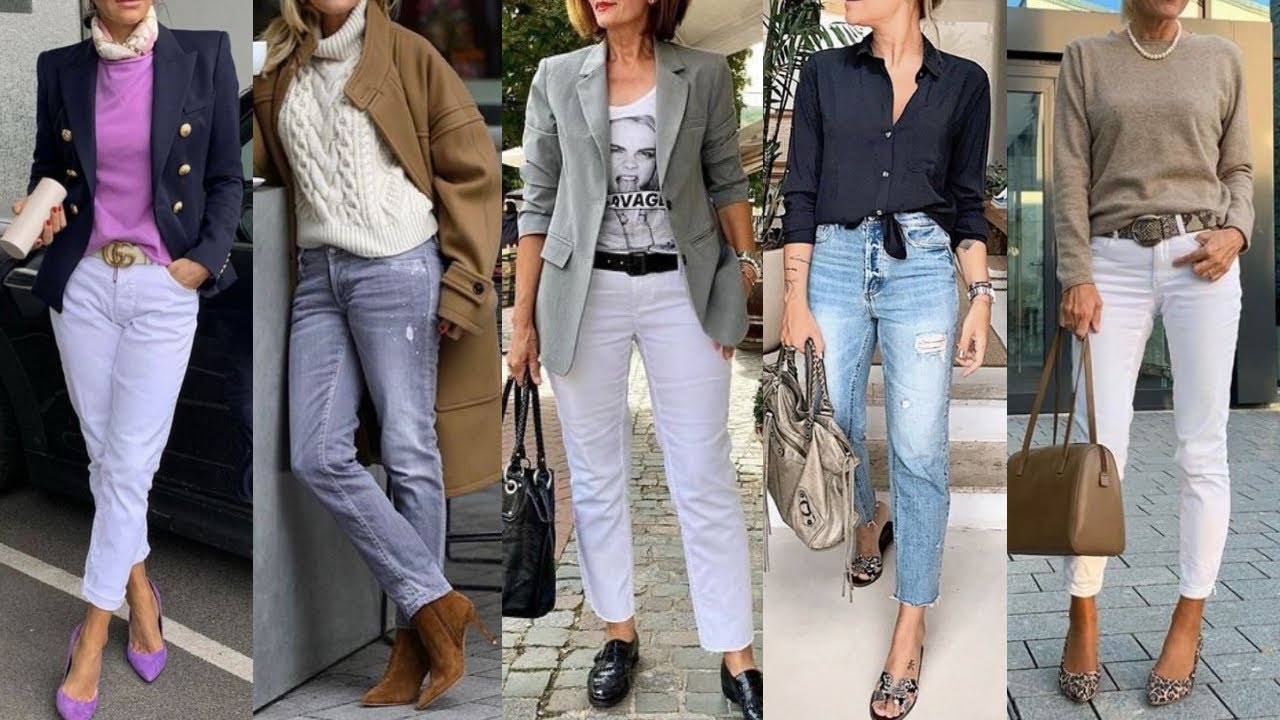 LOOKS Y OUTFITS para VERSE MODERNA y ATRACTIVA a LOS 50 60 70 AÑOS / COMBINACIONES de ROPA MODERNA