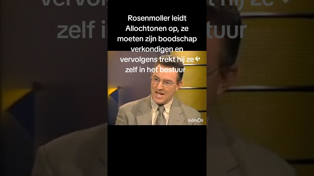 Arabieren krijgen les in wat ze moeten zeggen op TV bij een Interview van Tosenmoller