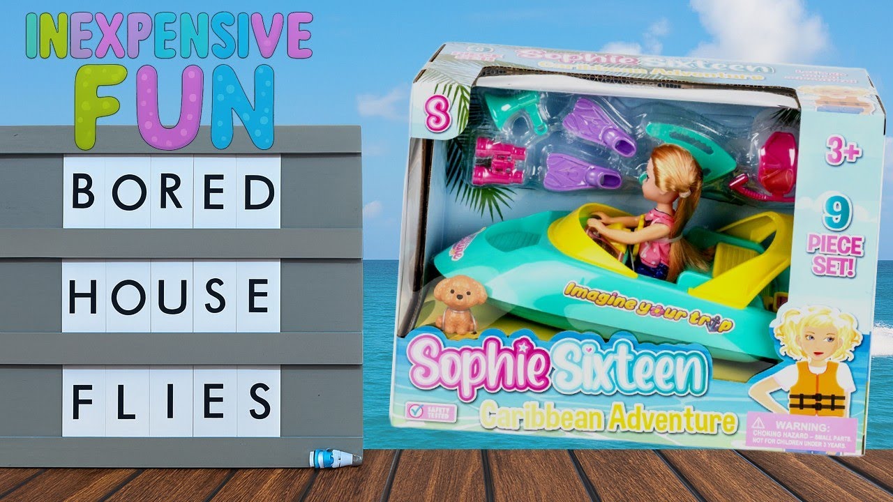 Pirate Ship Wheels & Captain Hats! | Sophie Sixteen Caribbean Adventure Doll and Boat 9 Piece Set