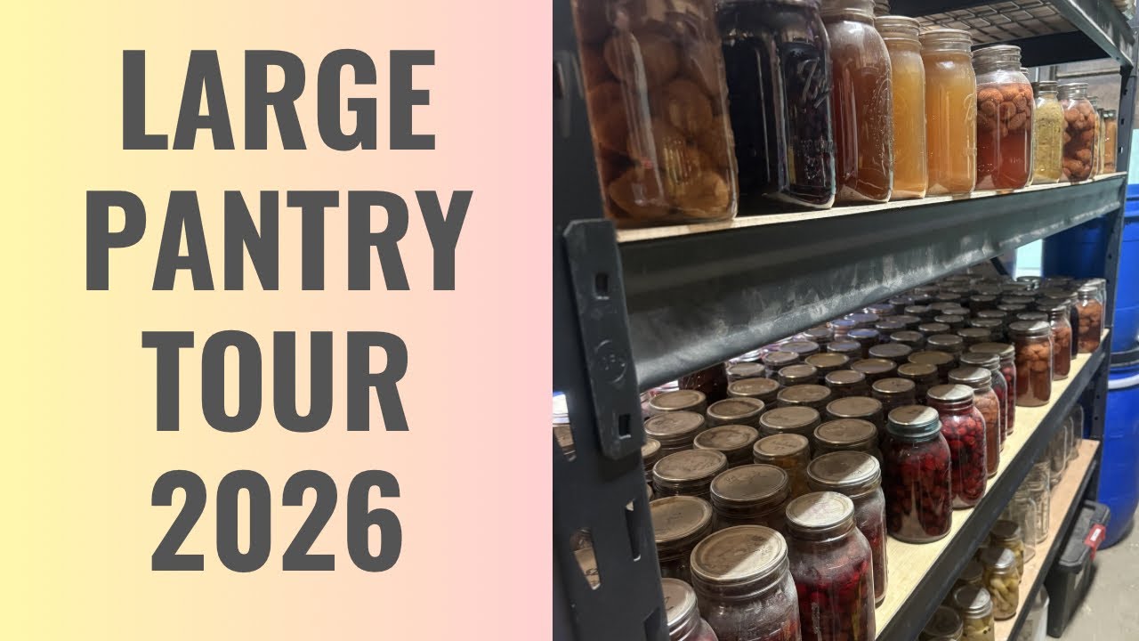 Large Pantry Tour 2026: Food Storage and Pantry Organization 