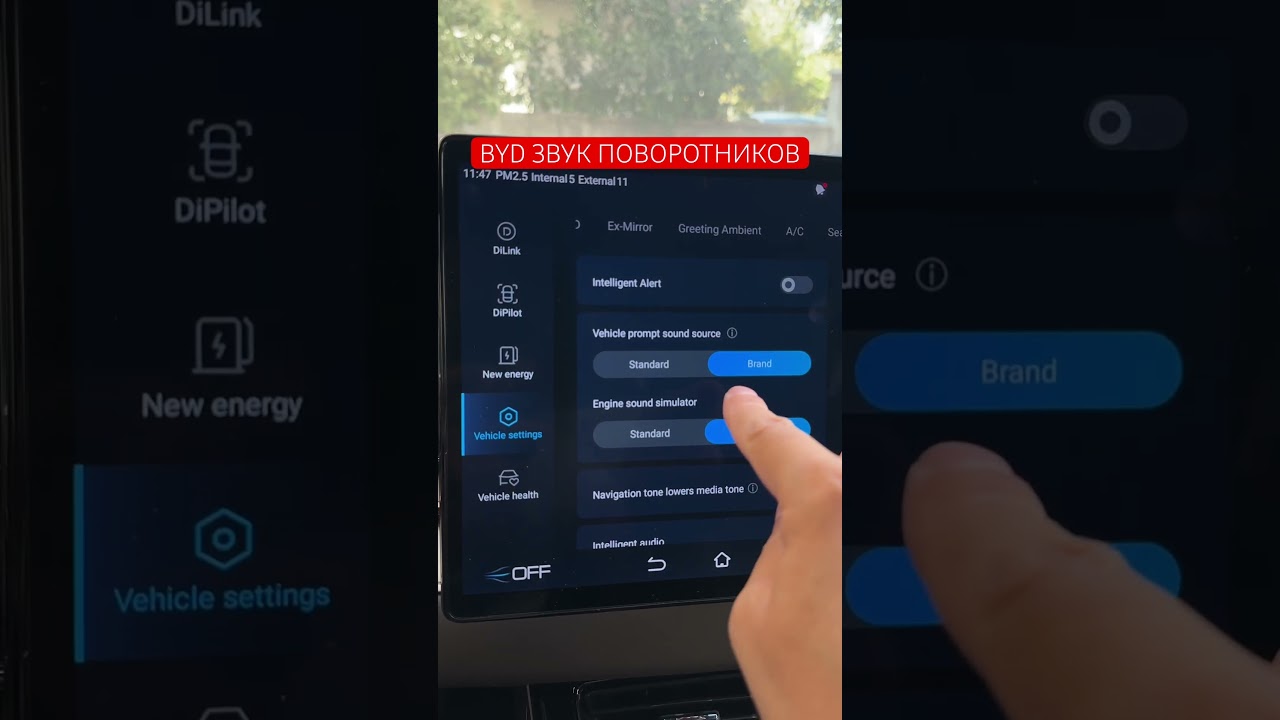 Звук поворотников в BYD