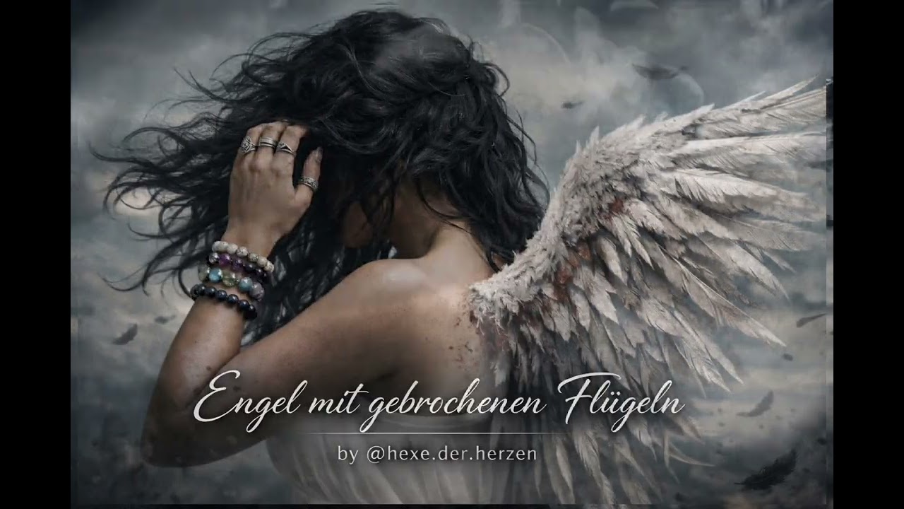 Engel mit gebrochene Flügel 