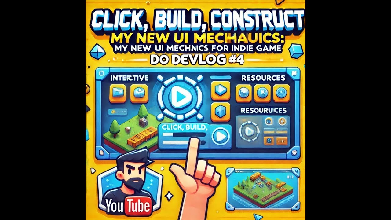 Click, Build, Construct: My New UI Mechanics for Indie Game | Devlog #4