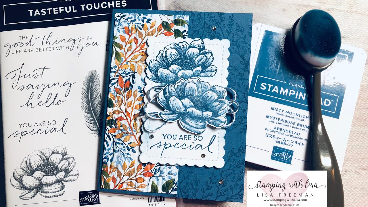 Coloring Tasteful Touches from Stampin Up With Wink of Stella!