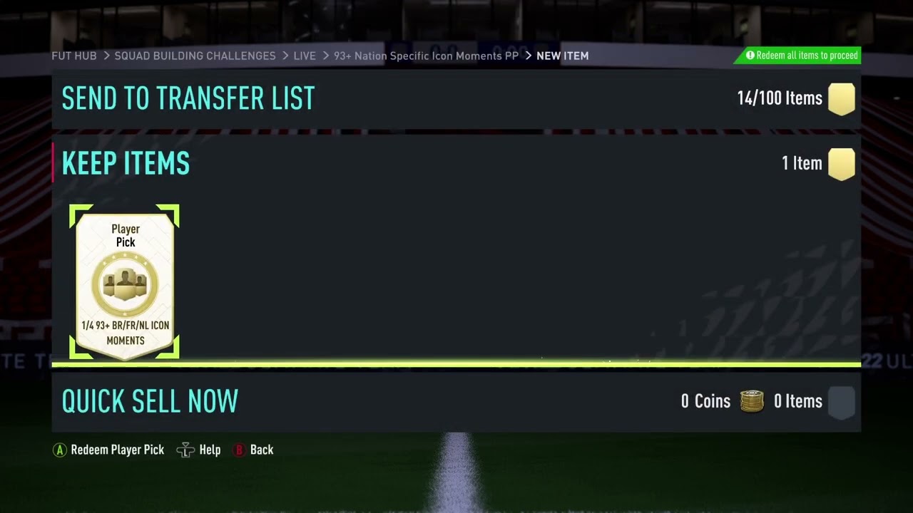 I got 99 Pele on fifa 22!