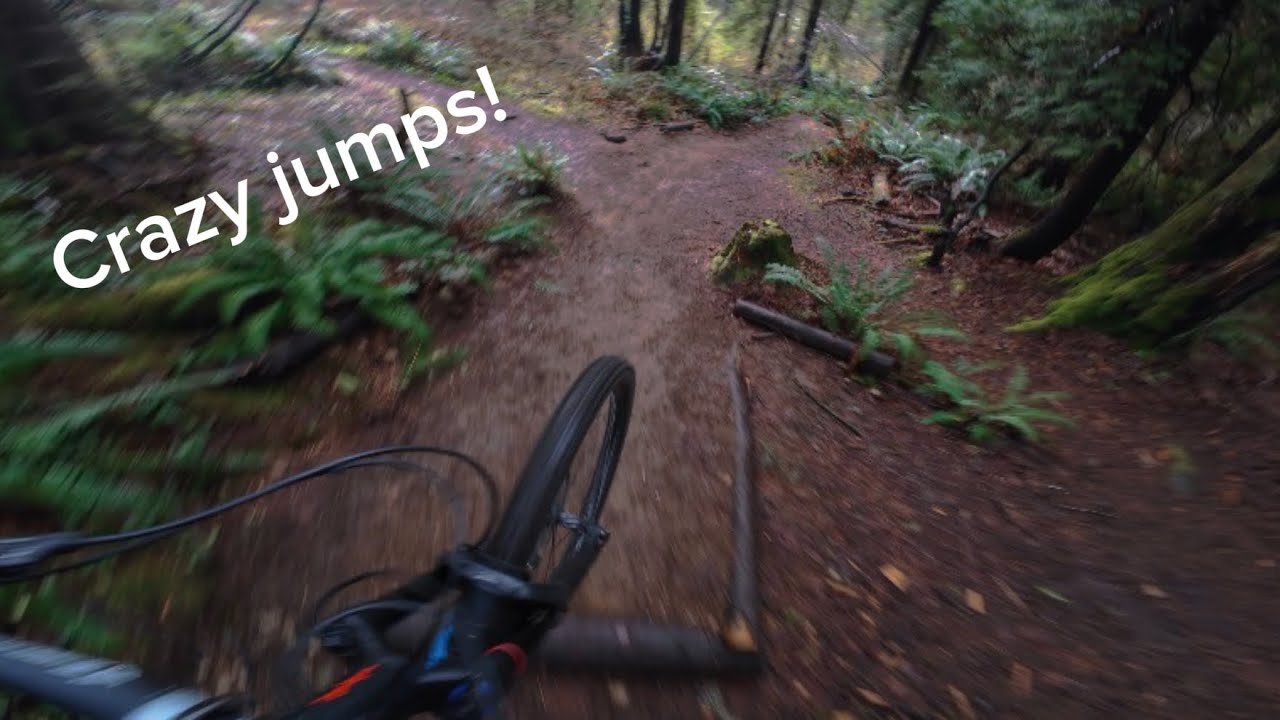 Riding jump trails in the WORST conditions 