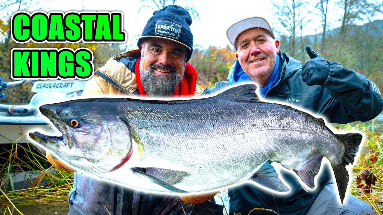 We Risked It All Salmon Fishing in Water That Looked Impossible. (Coastal Fall Chinook Fishing)