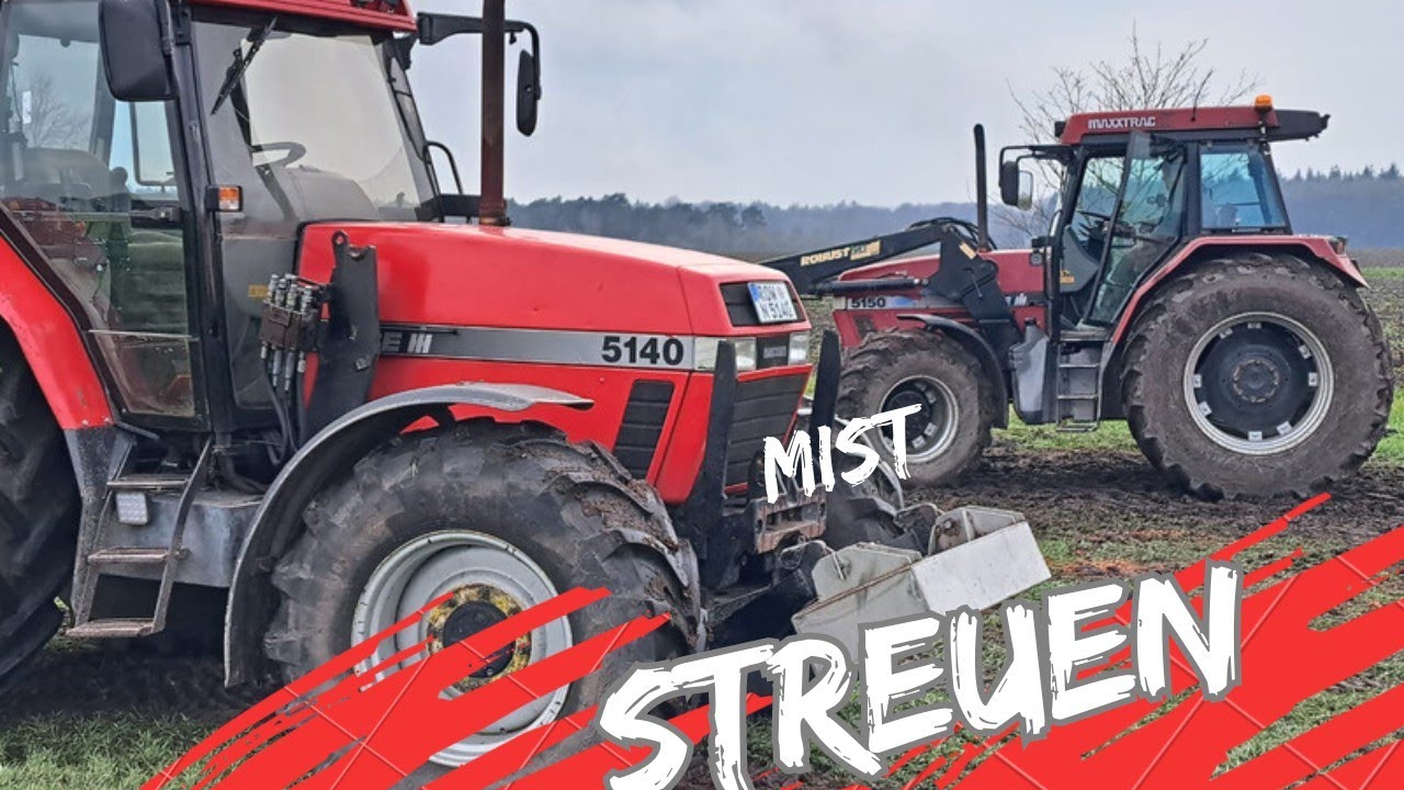 Mist Streuen | Case Maxxum 5140 Plus / 5150 Pro | Tebbe Miststreuer